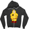 reverse flash Zipper Hoodie