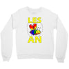 gay pride parade lgbt lesbian gay bi trans queer pan light Crewneck Sweatshirt