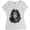 nerd  lion Women's Triblend Scoop T-shirt