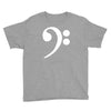 bass cleff funny Youth Tee
