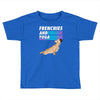 frenchies and yoga Toddler T-shirt