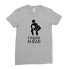 product square Ladies Fitted T-Shirt