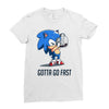 caffeine boost Ladies Fitted T-Shirt