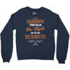 grandpa the man the myth best grandpa ever Crewneck Sweatshirt