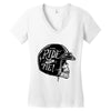 hi girl... ride with me! Women's V-Neck T-Shirt
