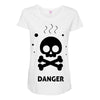 danger Maternity Scoop Neck T-shirt