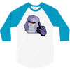 mega flipped off 3/4 Sleeve Shirt