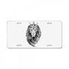 lion with crown License Plate