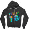 team 10 colorful Zipper Hoodie
