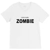 i don't like zombie V-Neck Tee