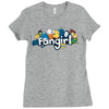 thunder and lightning Ladies Fitted T-Shirt