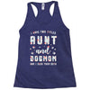 i have two titles aunt and dogmom and i rock them both Racerback Tank