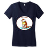 calvin hobbes Women's V-Neck T-Shirt