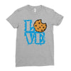 Love Cookie Monster Ladies Fitted T-Shirt