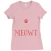 CHECK MEOWT CAT Ladies Fitted T-Shirt