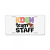 Kdgn Team Staff License Plate