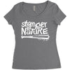 stranger by nature Women's Triblend Scoop T-shirt
