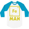 chemical element for iron man 3/4 Sleeve Shirt