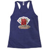 lucky devil gambling cards Racerback Tank