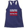 stand for something Racerback Tank