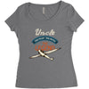 uncle the pilot the myth the legend Women's Triblend Scoop T-shirt