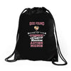 god found autism moms Drawstring Bags