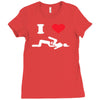 i love sushi Ladies Fitted T-Shirt