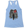 ribcage and heart Racerback Tank