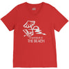 i'd rather be at the beach V-Neck Tee