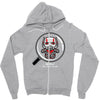 hello! i'm down here! Zipper Hoodie