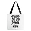 Life After Death Mess With My Wife Tote Bags