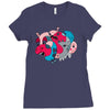 rhino splat Ladies Fitted T-Shirt