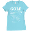 golf excuse Ladies Fitted T-Shirt