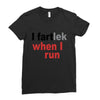 funny i fartlek Ladies Fitted T-Shirt