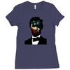 abraham lincoln independence day flag america Ladies Fitted T-Shirt