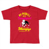 my pitbull is a sweetheart Toddler T-shirt