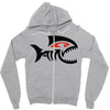 piranha Zipper Hoodie