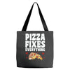 pizza fixes everything Tote Bags