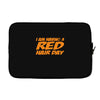 red ginger hair day Laptop sleeve