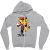 pizza smoking (2) Zipper Hoodie