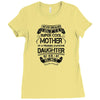 Super Cool Mother Of A Freaking Awesome Daughter Ladies Fitted T-Shirt