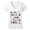 alphabeasts Women's V-Neck T-Shirt