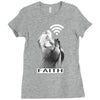 faith animal pray Ladies Fitted T-Shirt