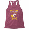 fishing in my head! Racerback Tank