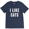 i like cats V-Neck Tee
