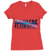 jake paulers cool lights Ladies Fitted T-Shirt