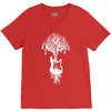 nature guitar white tree music banksy art V-Neck Tee