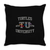 turtles university Throw Pillow