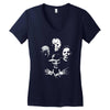 horror icons Women's V-Neck T-Shirt