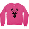 Deer With Diamond Crewneck Sweatshirt